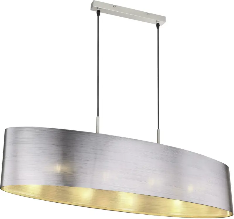 Hängeleuchte Sinni in Silberfarben max. 60 Watt