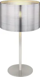 Tischleuchte Sinni in Nickelfarben max. 40 Watt