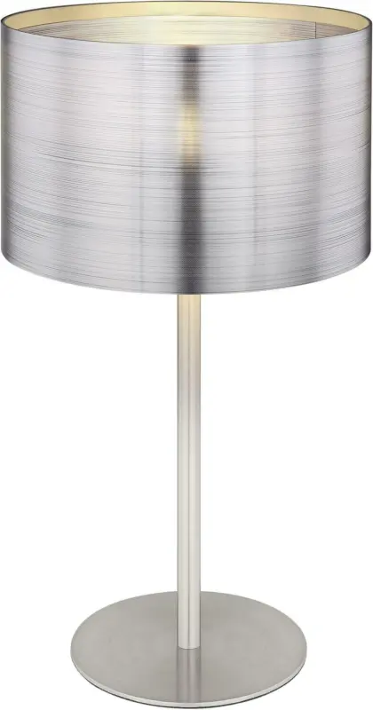 Tischleuchte Sinni in Nickelfarben max. 40 Watt