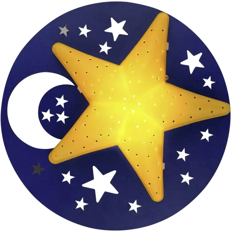 Deckenleuchte Dunna in Multicolor max. 9 Watt Deckenlampe