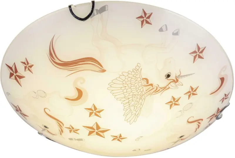 LED-Deckenleuchte Natalie in Rosa/Weiß max. 16 Watt Deckenlampe