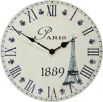 mömax Wanduhr Eiffelturm Ø ca. 33cm