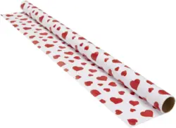 Geschenkpapier Marie in Rot/Weiß