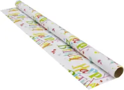 Geschenkpapier Marie Multicolor/Weiß