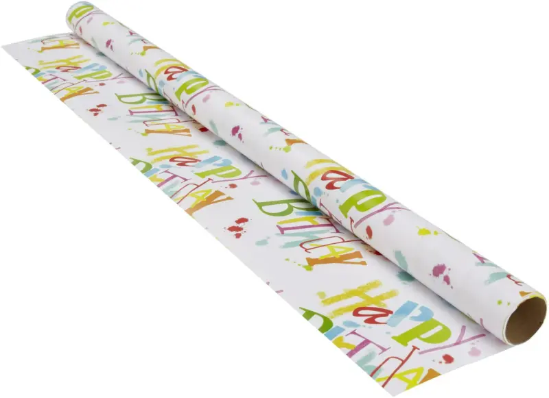 Geschenkpapier Marie Multicolor/Weiß