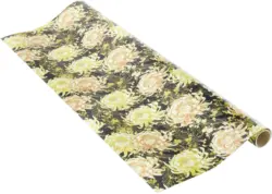 Geschenkpapier Marie in Schwarz mit Aufdruck