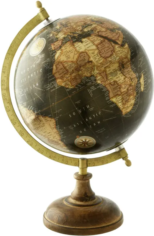 Globus Columbus II in Creme/Schwarz