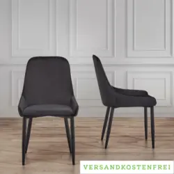 Stuhl 'Enna', schwarz