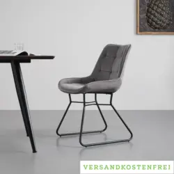 Stuhl 'Marina', dunkelgrau
