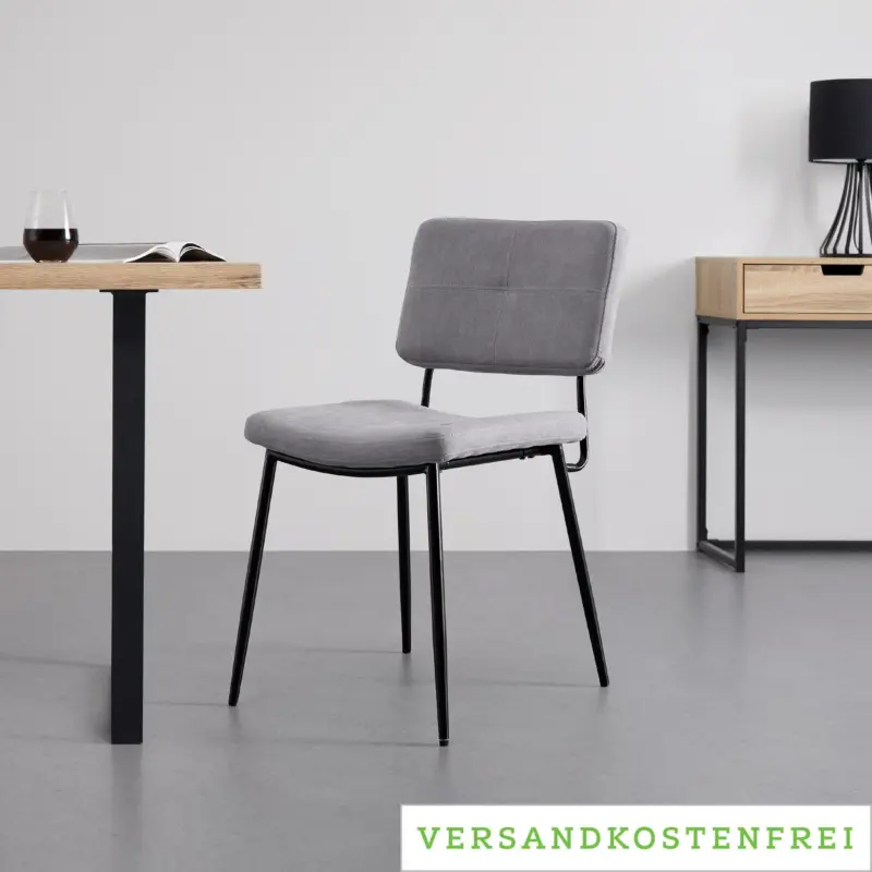 STUHL Neta', hellgrau