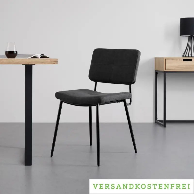 STUHL Neta', dunkelgrau