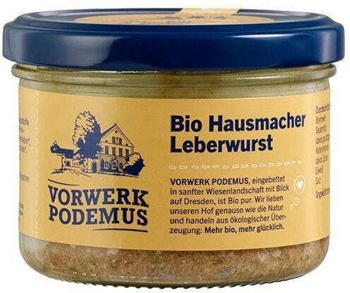 Hausgemachte Bio-Leberwurst
