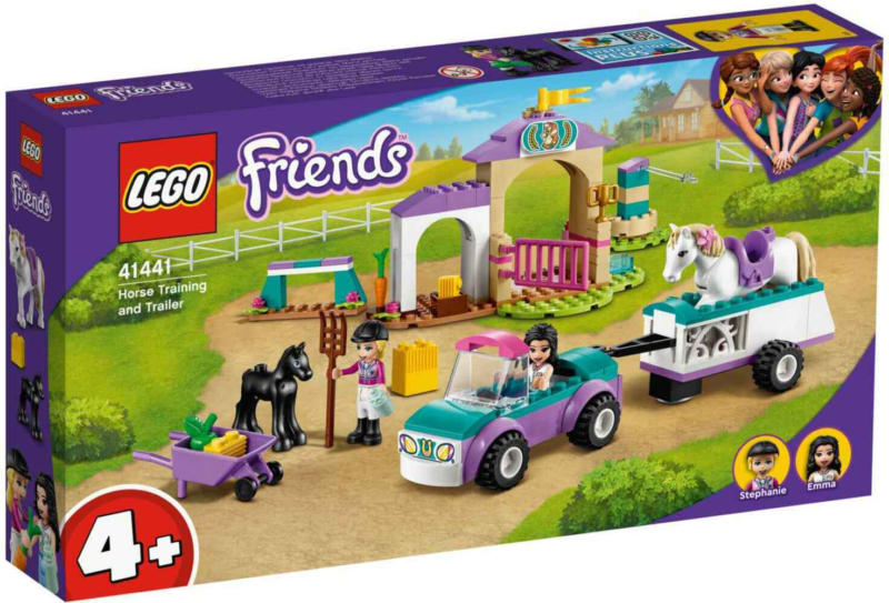 LEGO Friends Trainingskoppel und Pferdeanhänger 41441 -