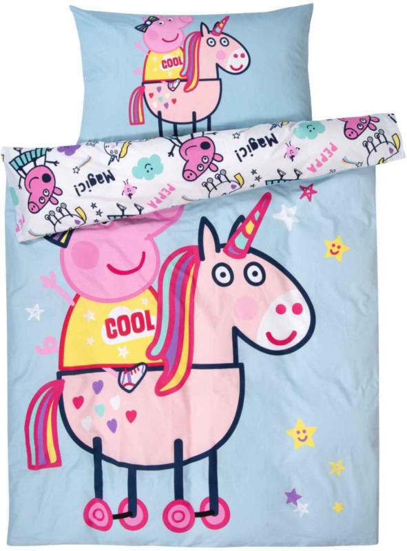 Bettwäsche Peppa Wutz - (Preis für kleinste Grösse)