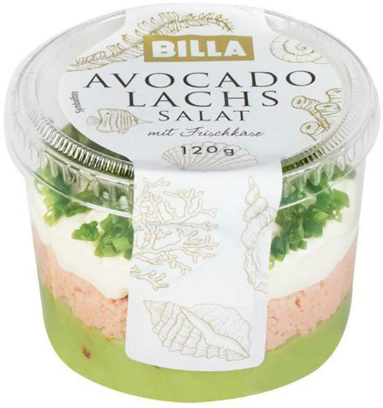BILLA Avocado Lachs Salat