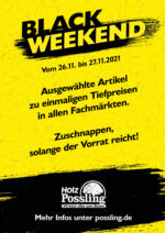 Holz Possling Holz Possling: Black Weekend - bis 27.11.2021