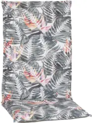 Sesselauflage Barcelona in Grau/Rosa