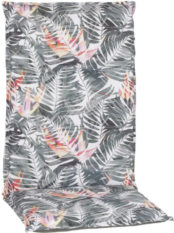 Sesselauflage Barcelona in Grau/Rosa