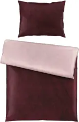 Bettwäsche Cashmere Wende in Mauve ca. 140x200cm