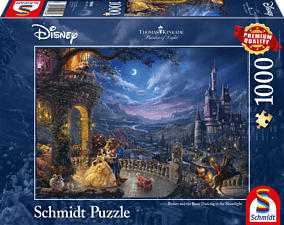 Thomas Kinkade: Disney - Die Schöne und das Biest: Tanz im Mondlicht (1000-teilig)