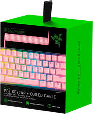 PBT Keycap + Coiled Cable Upgrade Set