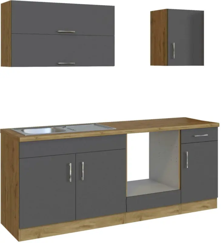 Küchenleerblock 'Sorrento' , Anthrazit