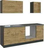 m&ouml;max K&uuml;chenleerblock 'Sorrento' , Eichefarben