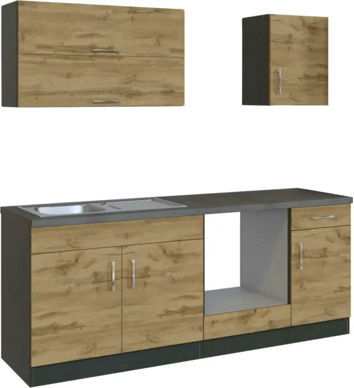 K&uuml;chenleerblock 'Sorrento' , Eichefarben