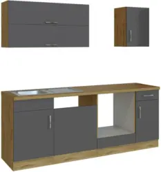 Küchenblock 'Sorrento' , Anthrazit