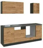 mömax Küchenleerblock 'Sorrento' , Eichefarben