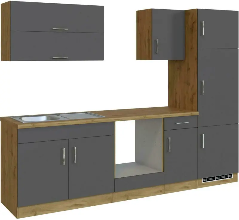 Küchenblock 'Sorrento' , Anthrazit