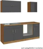 mömax Küchenblock 'Sorrento' , Anthrazit