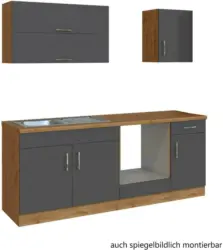 Küchenblock 'Sorrento' , Anthrazit