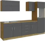 m&ouml;max K&uuml;chenleerblock 'Sorrento' , Anthrazit