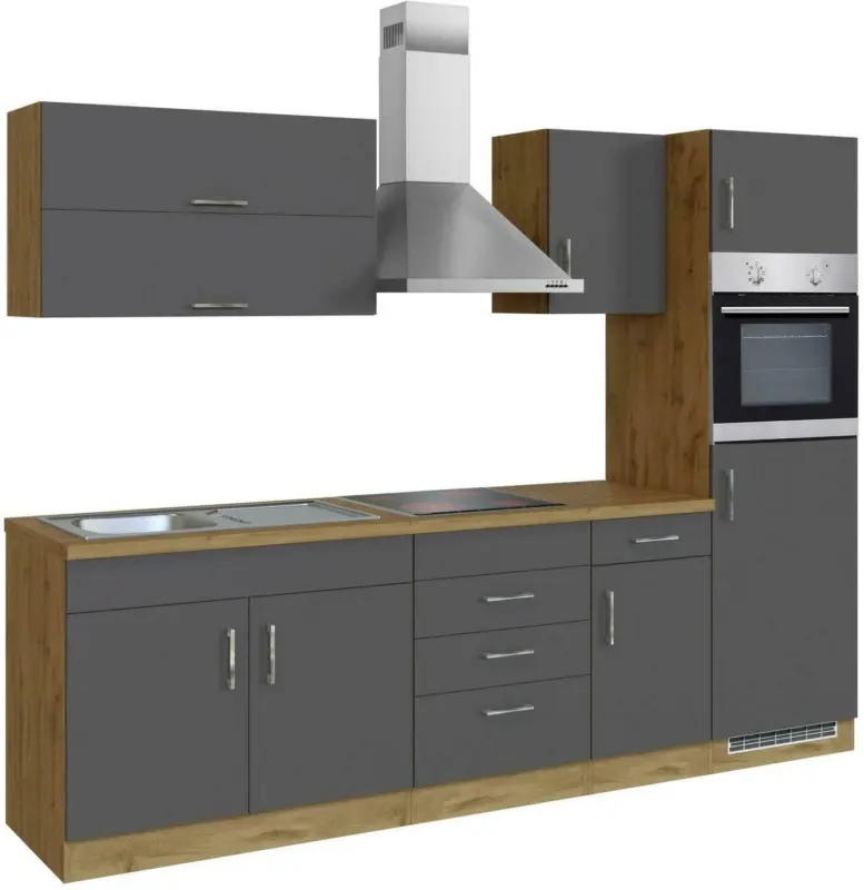 Küchenblock 'Sorrento' , Anthrazit