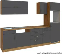 Küchenleerblock 'Sorrento' , Anthrazit