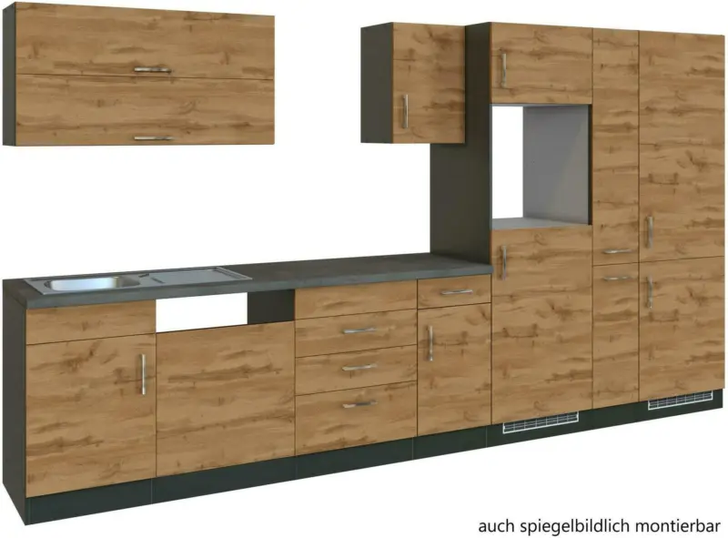 Küchenleerblock 'Sorrento' , Eichefarben