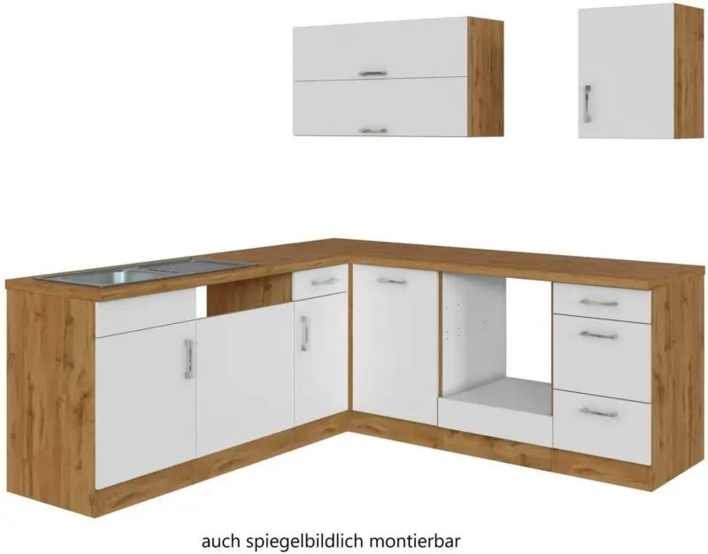 Küchenleerblock 'Sorrento' , Weiß