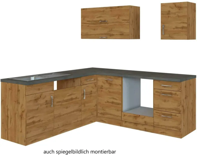 Küchenleerblock 'Sorrento' , Eichefarben