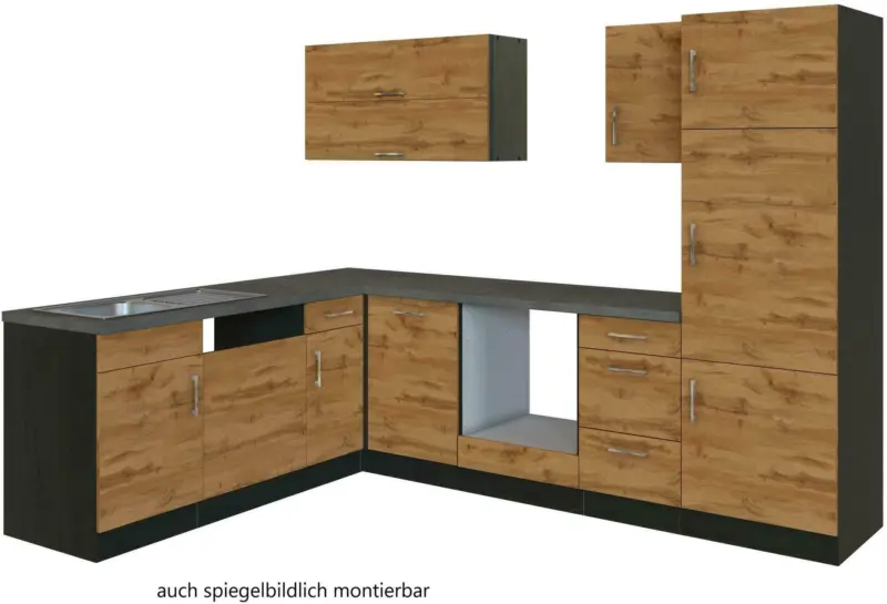 Küchenleerblock 'Sorrento' , Eichefarben