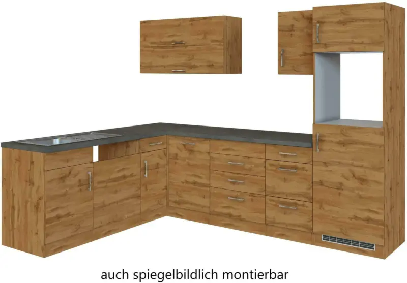 Küchenleerblock 'Sorrento' , Eichefarben