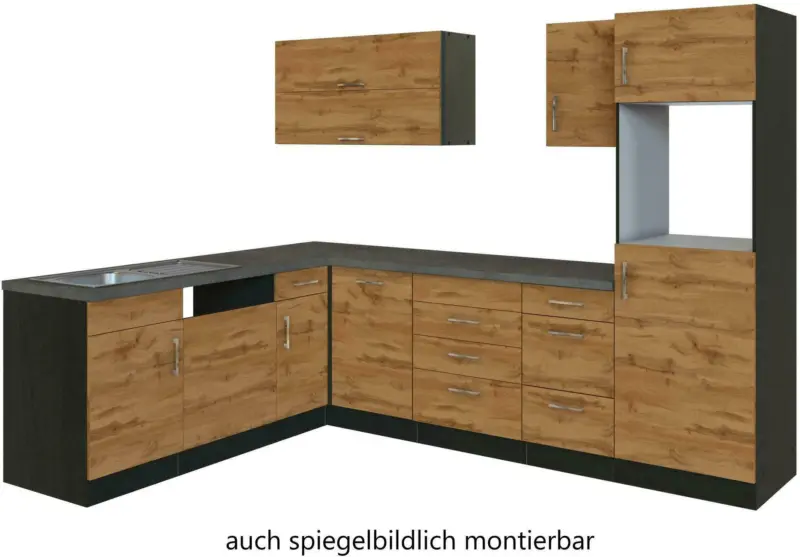 Küchenleerblock 'Sorrento' , Eichefarben