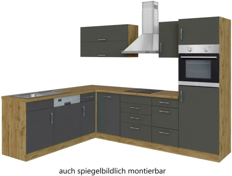 Küchenblock 'Sorrento' , Anthrazit