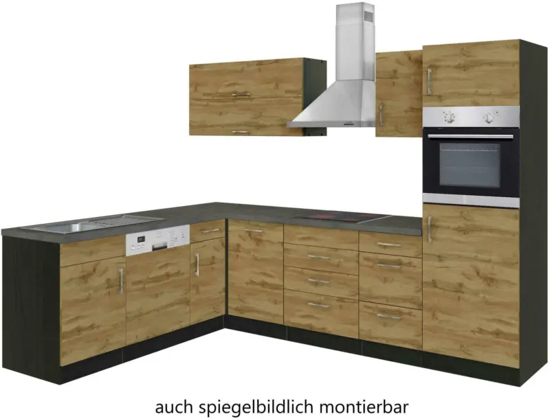 Küchenblock 'Sorrento' , Eichefarbe