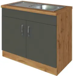 Spülenunterschrank , Anthrazit
