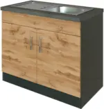 mömax Spülunterschrank , *Eichefarben