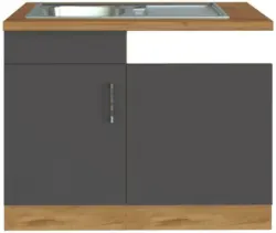 Spülenunterschrank , Anthrazit