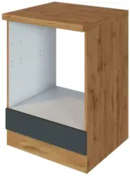 Herdumbauschrank , Anthrazit