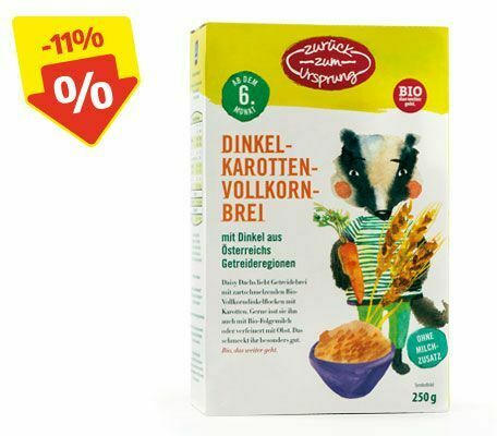ZURÜCK ZUM URSPRUNG BIO-Dinkel-Karotten-Vollkorn-Brei