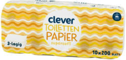 Clever Toilettenpapier 3-lagig